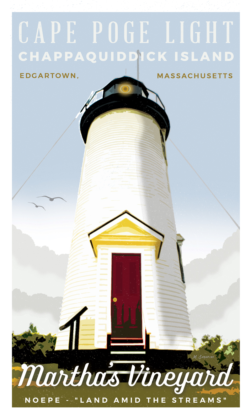 Cape Poge Light - Poster