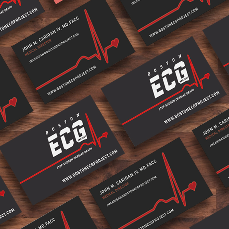 Boston ECG Project Business Cards