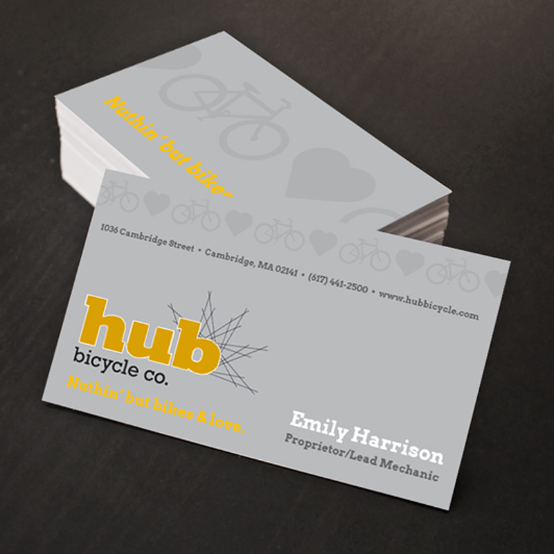 Hub Bicycle Co. Business Cards