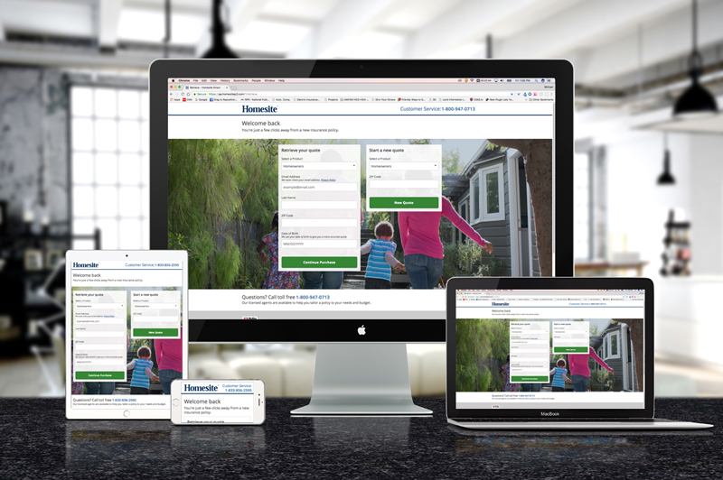 Homesite Insurance Homesite Insurance Retrieve Page Desktop and Mobile